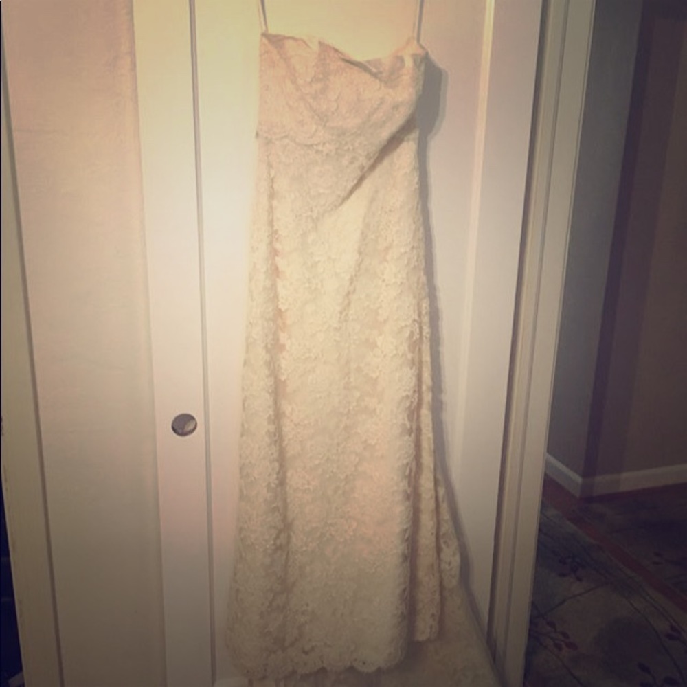Christos Italian Lace wedding gown